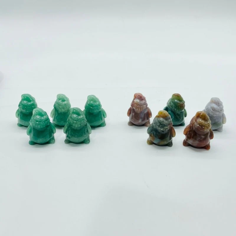 Demon Person Boo Carving Wholesale Ocean Jasper Green Aventurine