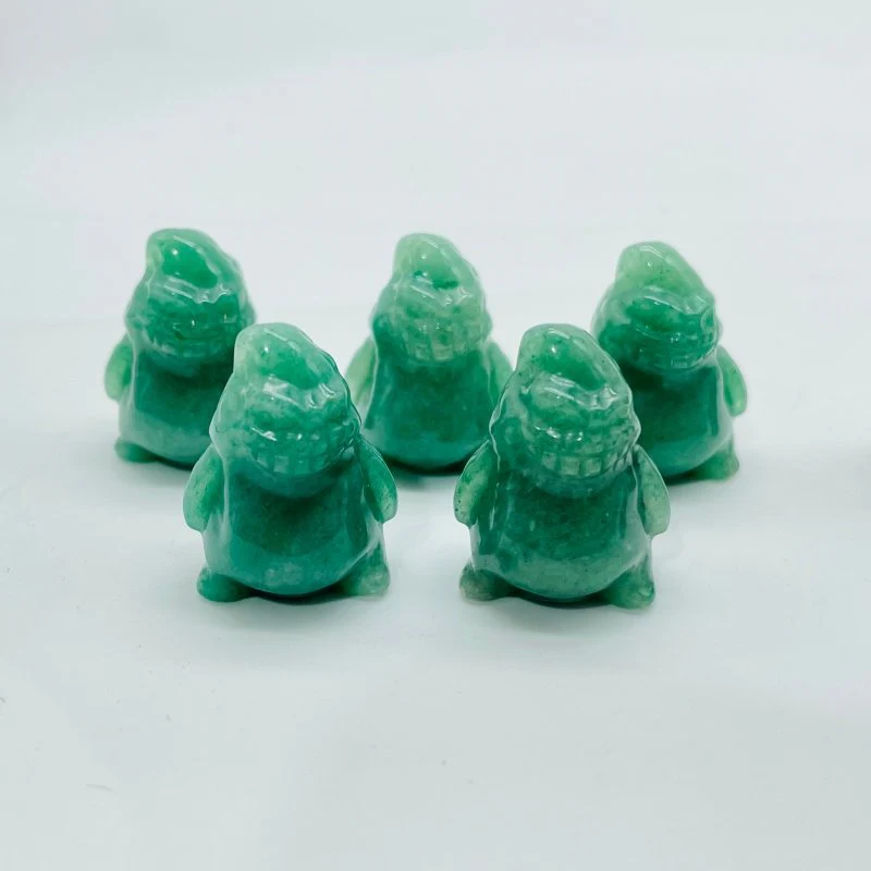 Demon Person Boo Carving Wholesale Ocean Jasper Green Aventurine - Image 3