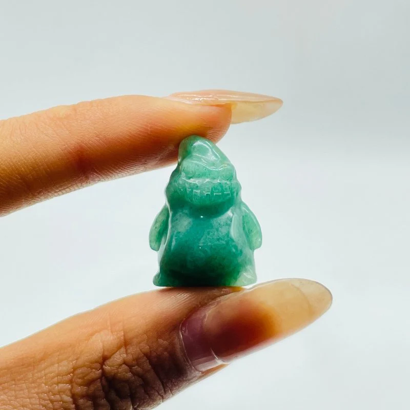 Demon Person Boo Carving Wholesale Ocean Jasper Green Aventurine - Image 4