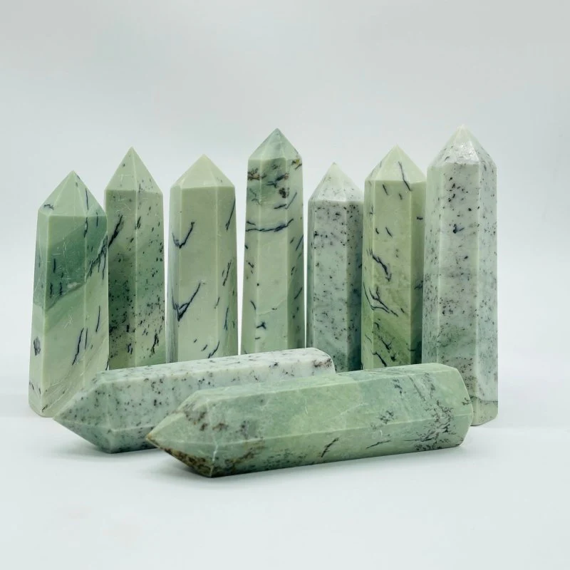 Dendritic Sage Jasper Tree Stone Tower Point Wholesale - Image 2
