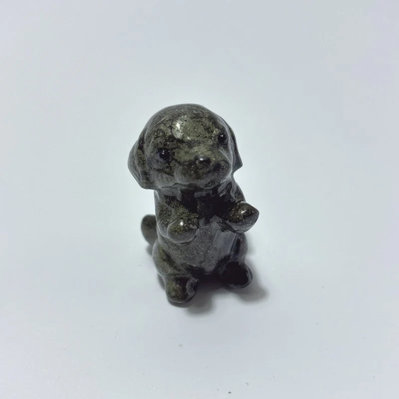 11 Types Dog Carving Wholesale Obsidian Pyrite Yooperlite - Image 14