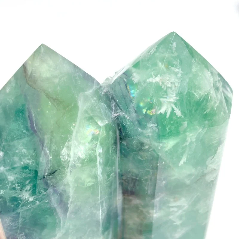 4 Pieces Double Point Feather Fluorite - Image 7