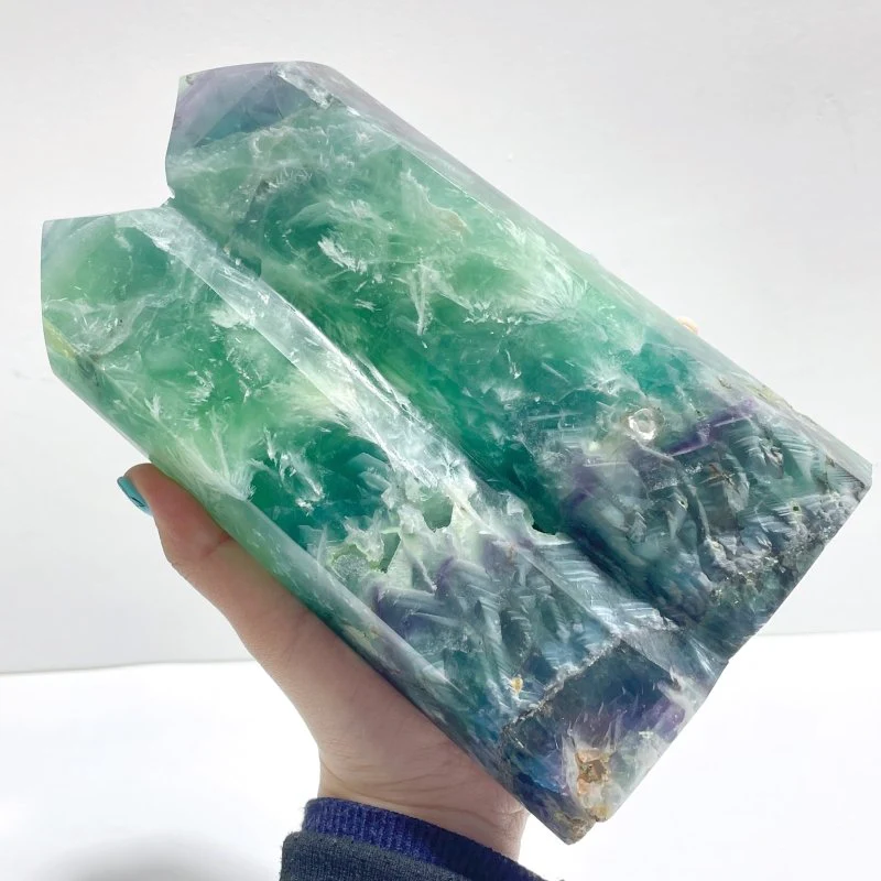 4 Pieces Double Point Feather Fluorite - Image 9