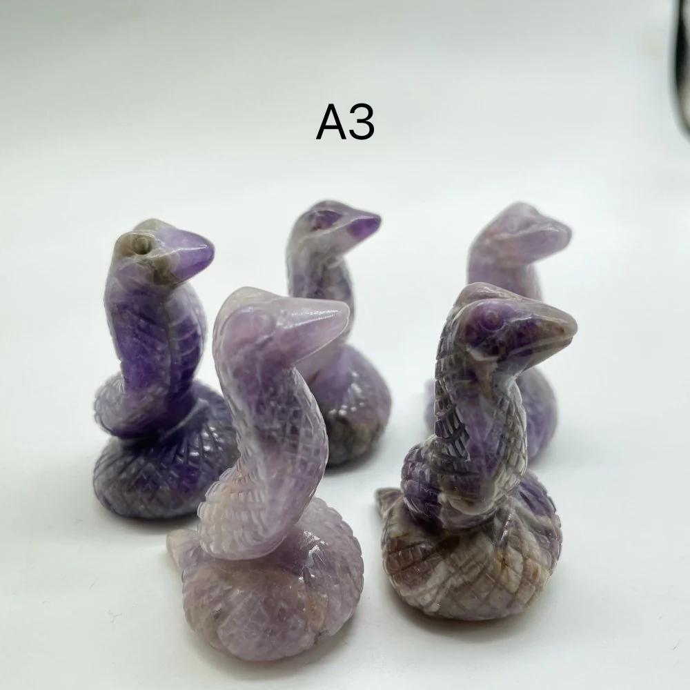 Cobra Crystals Carving Dragon Blood Chevron Amethyst Moss Jade Wholesale - Image 4