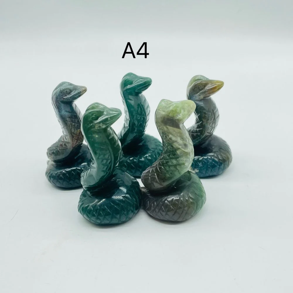 Cobra Crystals Carving Dragon Blood Chevron Amethyst Moss Jade Wholesale - Image 5