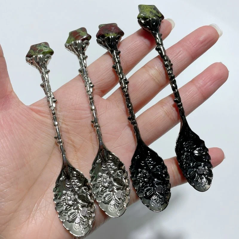Dragon Blood Stone Mini Star Coffee Spoon Wholesale - Image 2