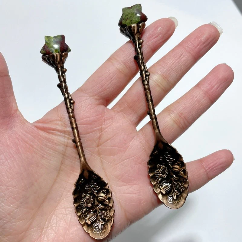 Dragon Blood Stone Mini Star Coffee Spoon Wholesale - Image 3