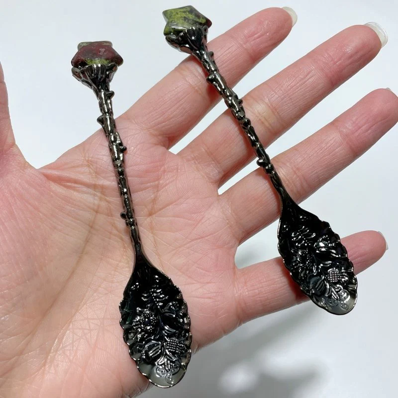 Dragon Blood Stone Mini Star Coffee Spoon Wholesale - Image 4