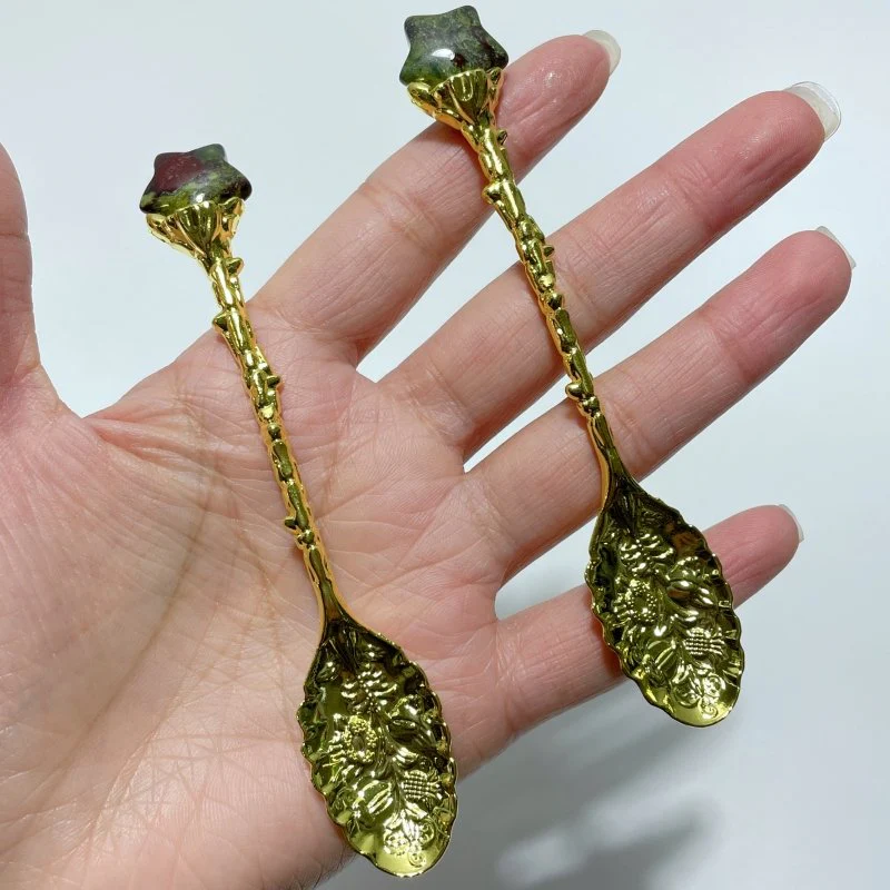 Dragon Blood Stone Mini Star Coffee Spoon Wholesale - Image 5