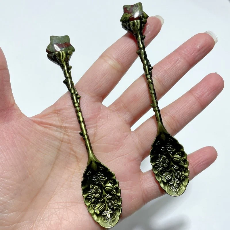 Dragon Blood Stone Mini Star Coffee Spoon Wholesale - Image 8