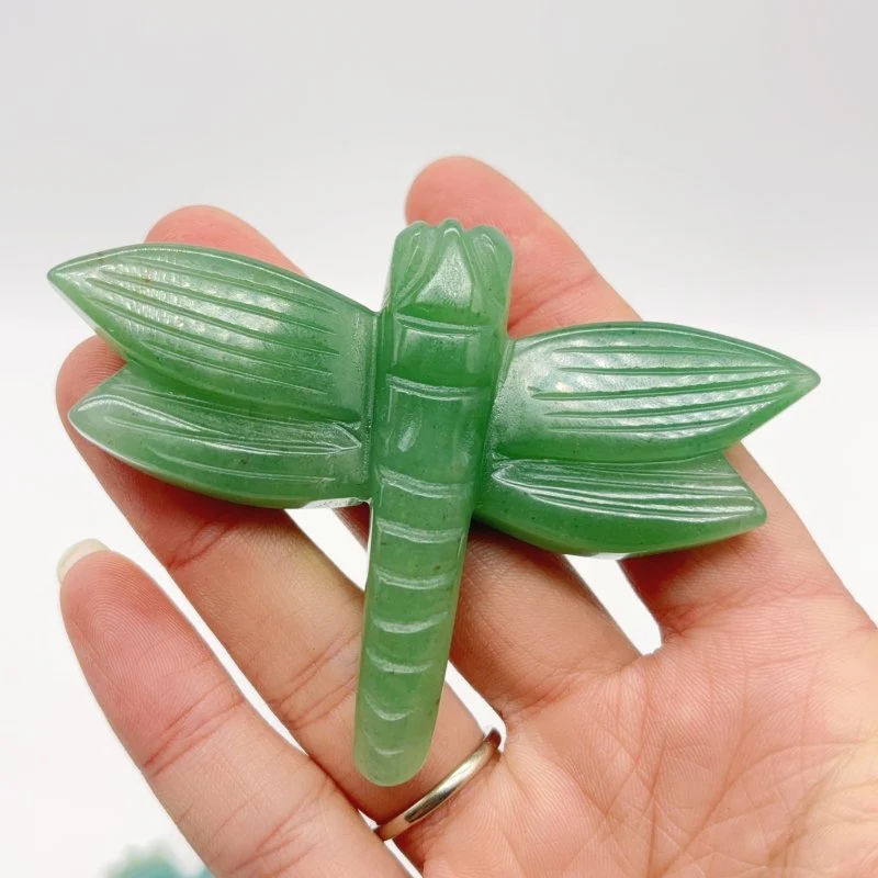 6 Types Dragonfly Crystal Carving Wholesale Caribbean Calcite Rose Quartz - Image 8