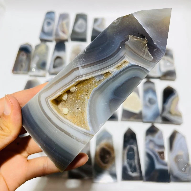 33 Pieces Druzy Geode Agate Points - Image 3