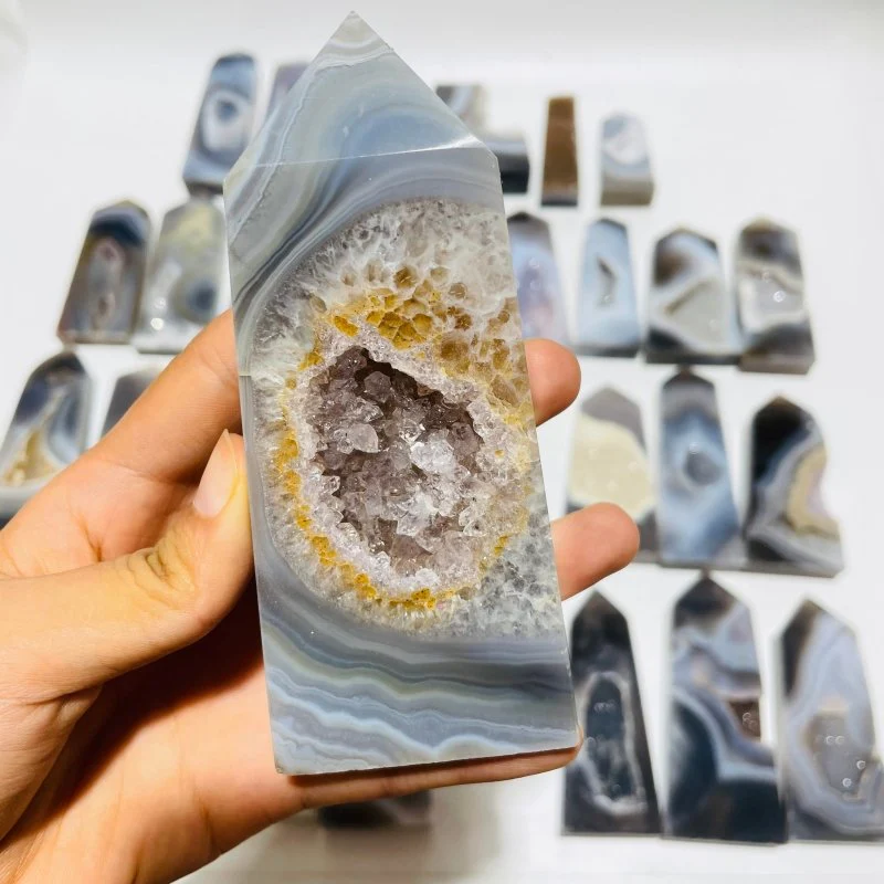 33 Pieces Druzy Geode Agate Points - Image 4