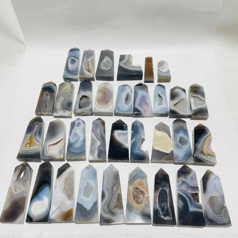 33 Pieces Druzy Geode Agate Points - Image 8