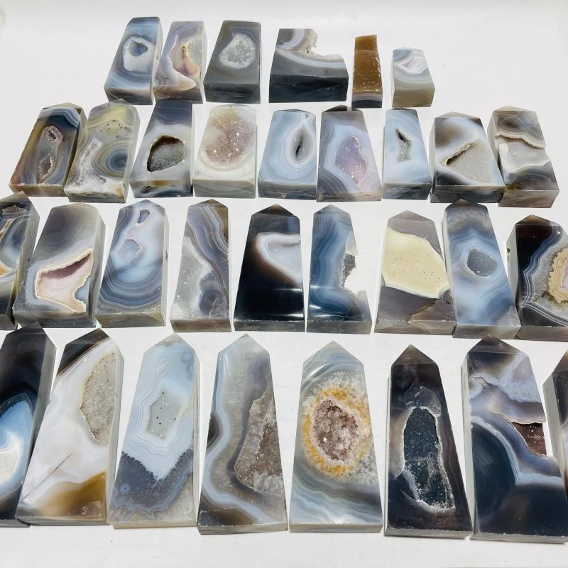 33 Pieces Druzy Geode Agate Points - Image 9