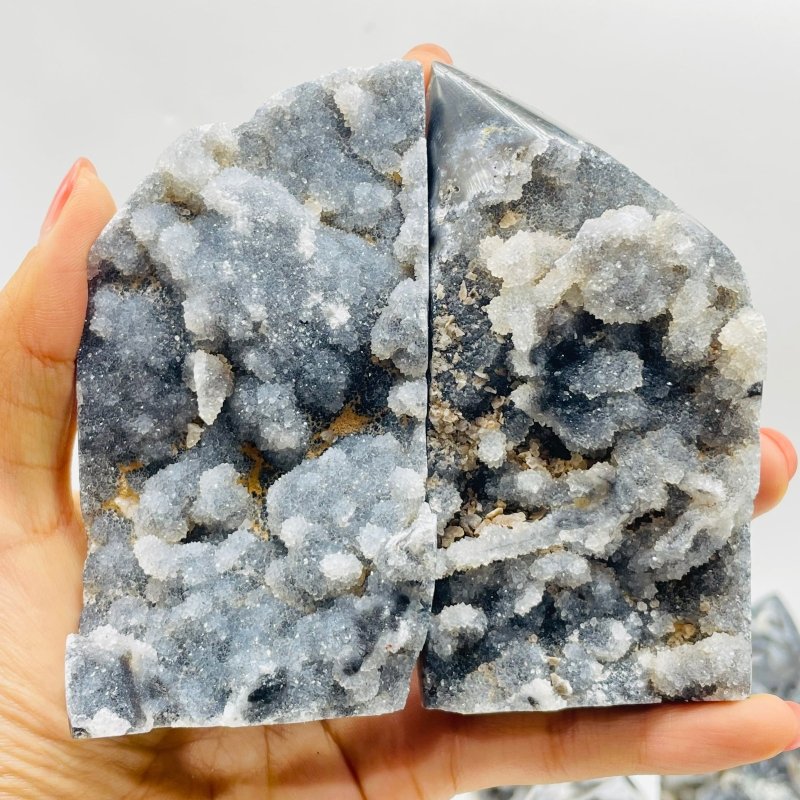17 Pieces Druzy Sphalerite Ice Cream Shape Carving - Image 4