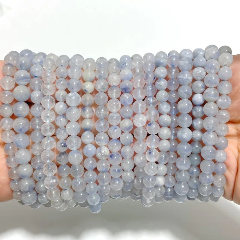 18 Pieces Dumortierite Quartz Bracelets