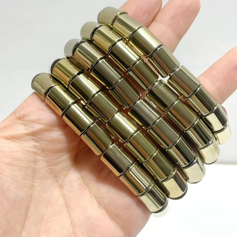 Electroplating Hematite Bracelets Bamboo Shape Wholesale