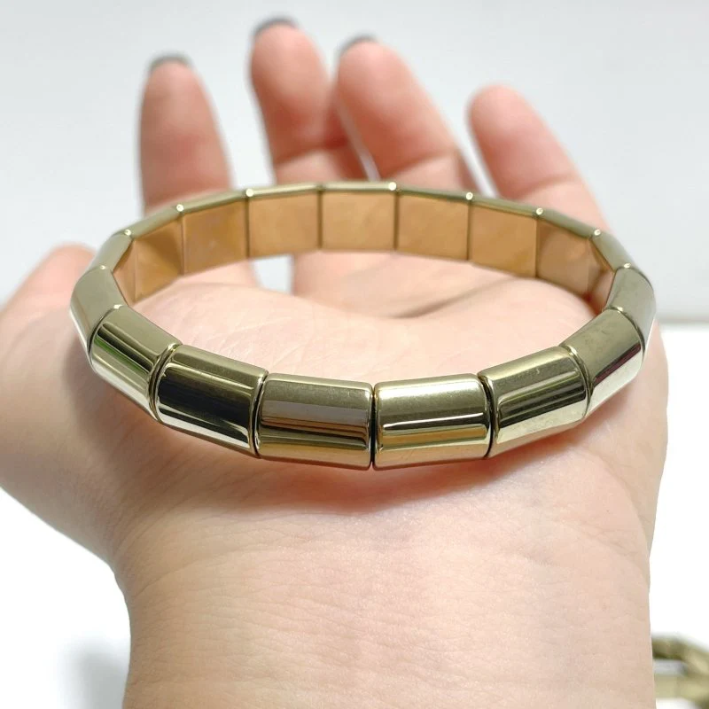 Electroplating Hematite Bracelets Bamboo Shape Wholesale - Image 4