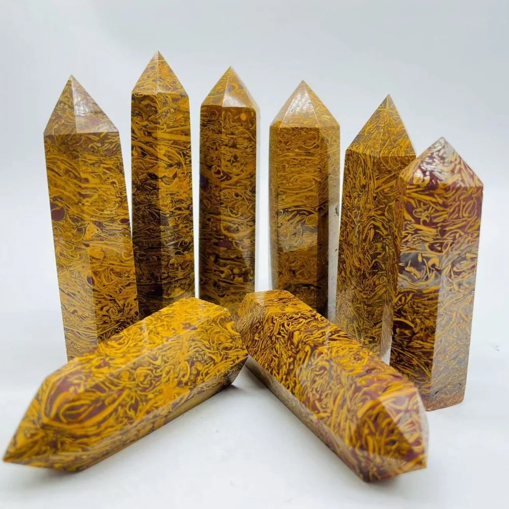 Elephant Skin Jasper Point Stone Wholesale - Image 2