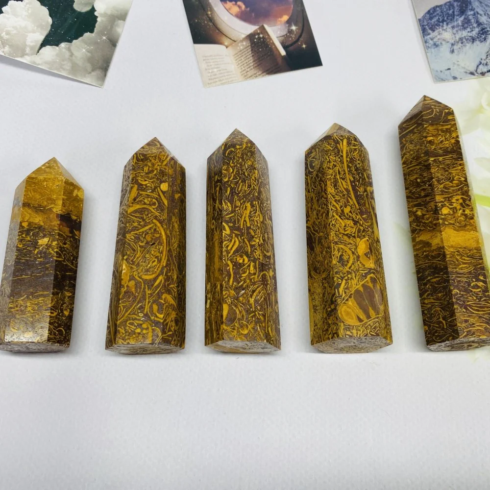 Elephant Skin Jasper Point Stone Wholesale - Image 3
