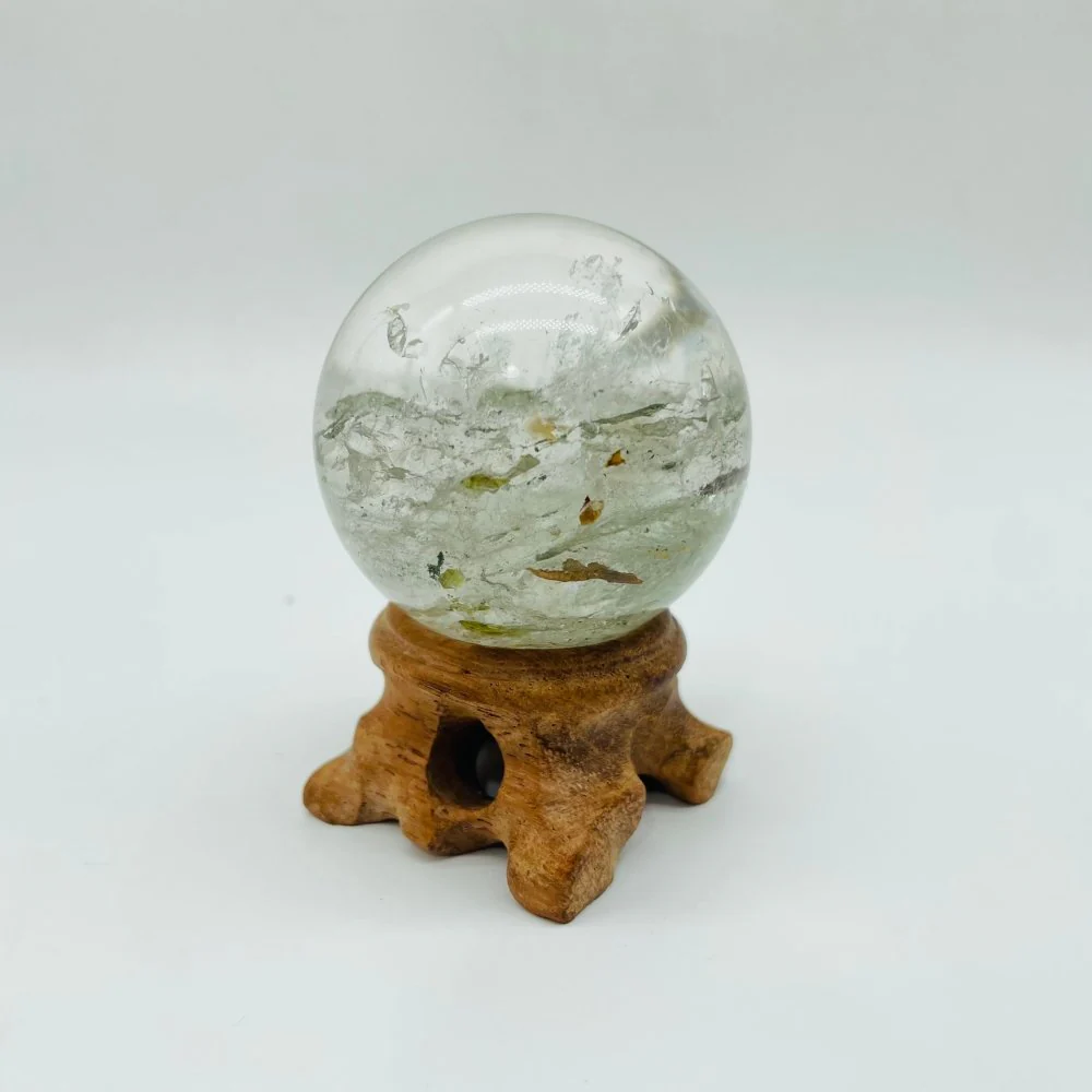 Enhydro Garden Quartz Sphere With Moving Bubble - Image 3