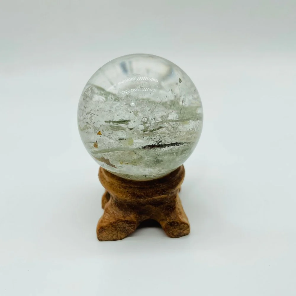 Enhydro Garden Quartz Sphere With Moving Bubble - Image 4