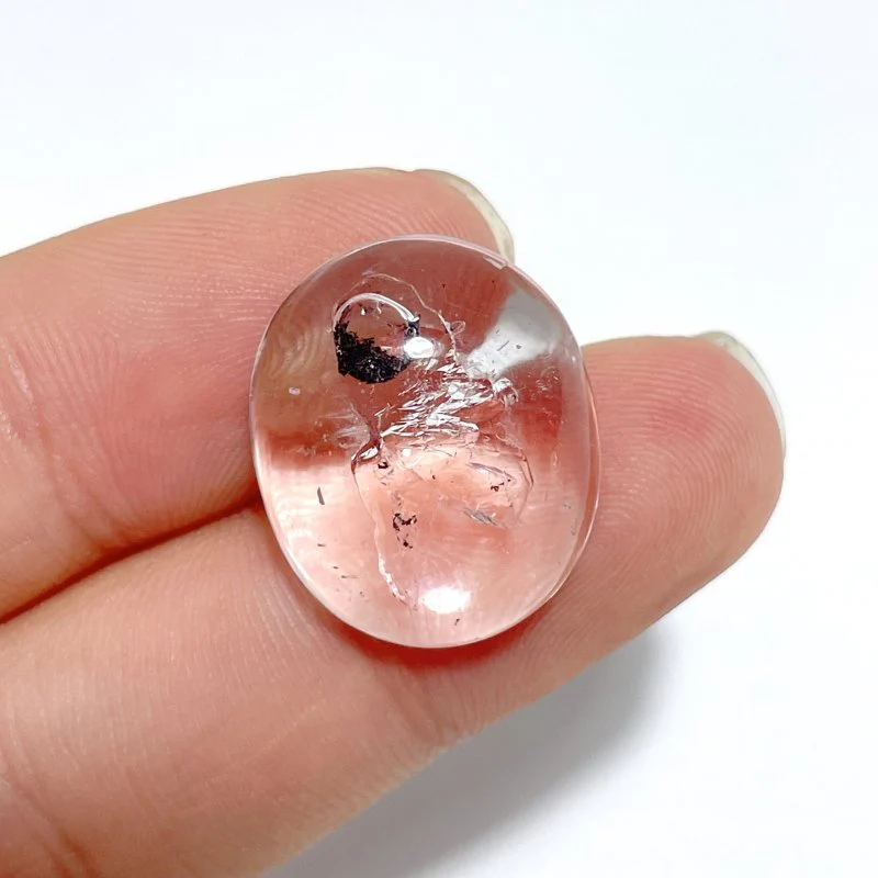 6 Pieces Enhydro Quartz Oval Cabochon Crystal DIY Pendants #1 - Image 6