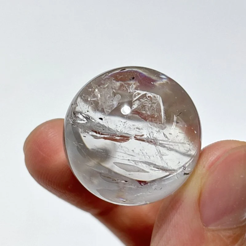 Enhydro Quartz Sphere With Moving Bubble