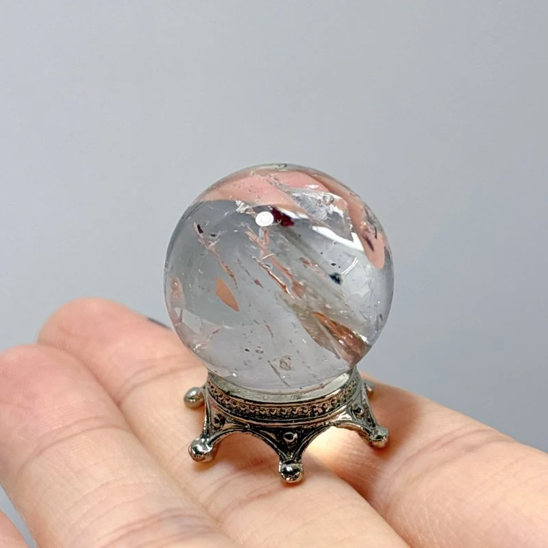 Enhydro Quartz Sphere With Moving Bubble - Image 2