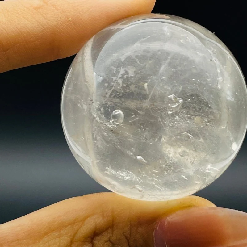 Enhydro Quartz With Rainbow Sphere Moving Bubble - Image 3
