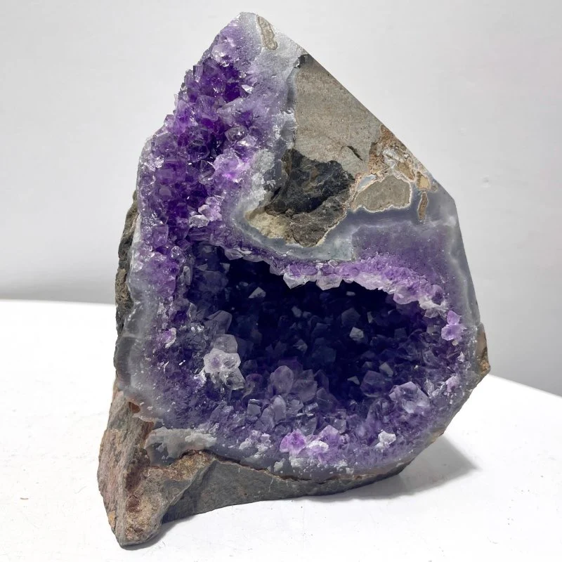 11 Pieces Amethyst Clusters Geode Home Decor - Image 3