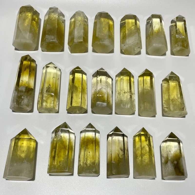 20 Pieces Fat Citrine Crystal Tower Point - Image 4