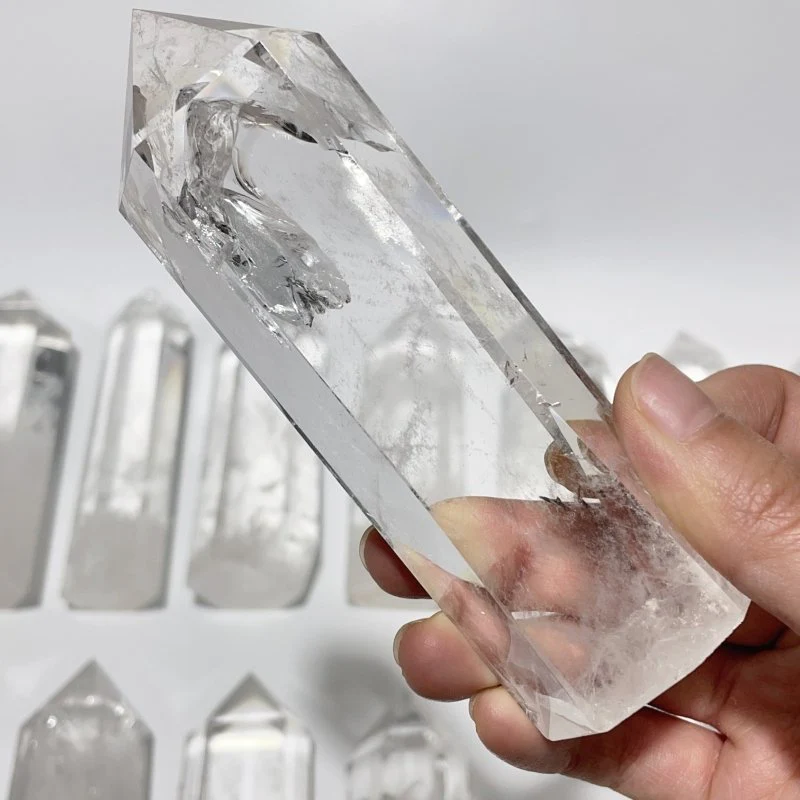 14 Pieces Fat Clear Quartz Tower Points Crystal - Image 2