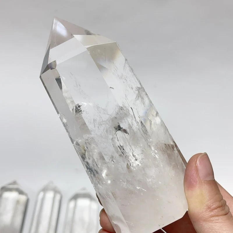 14 Pieces Fat Clear Quartz Tower Points Crystal - Image 3