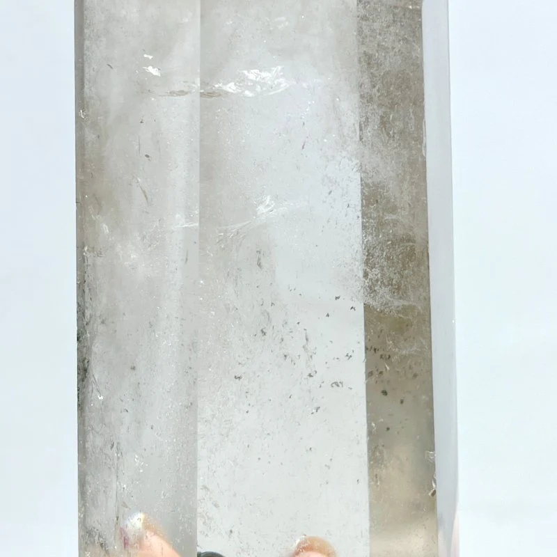 5 Pieces Fat Light Smoky Quartz Tower Point - Image 3