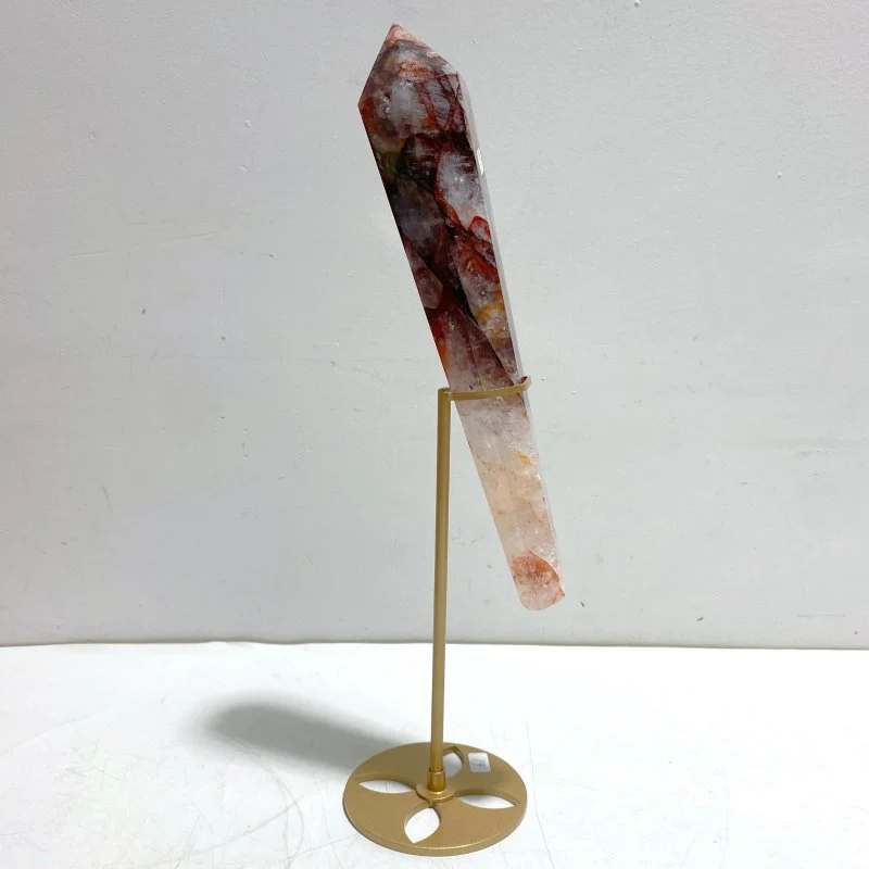 6 Pieces Fire Quartz Magic Scepter Wand With Stand - Image 3
