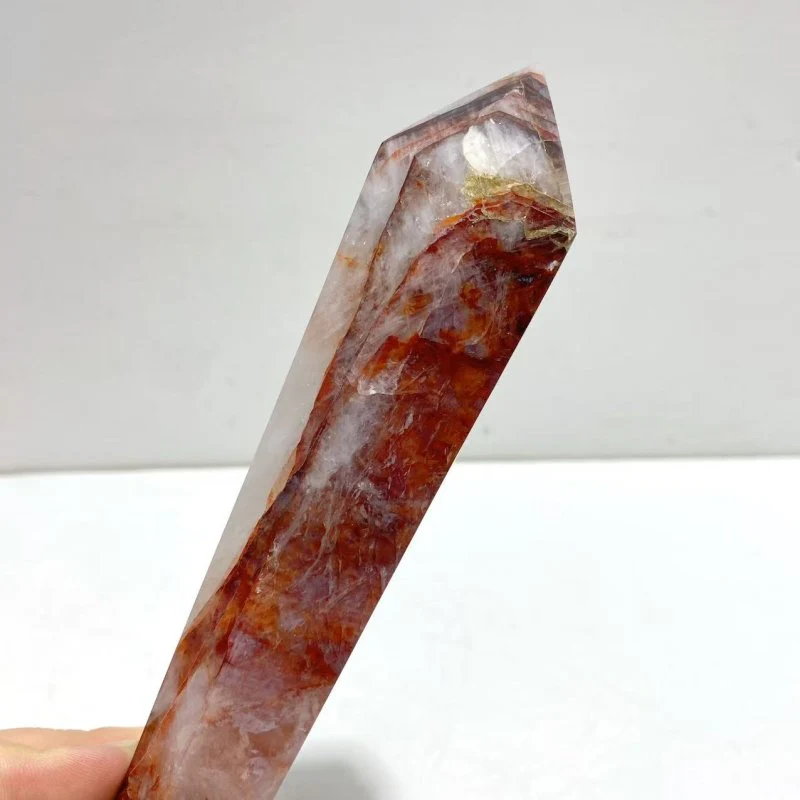 6 Pieces Fire Quartz Magic Scepter Wand With Stand - Image 5