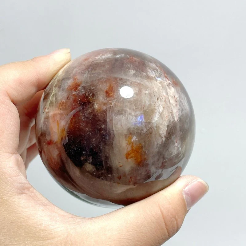 8 Pieces Fire Quartz Mixed Moonstone Spheres - Image 3
