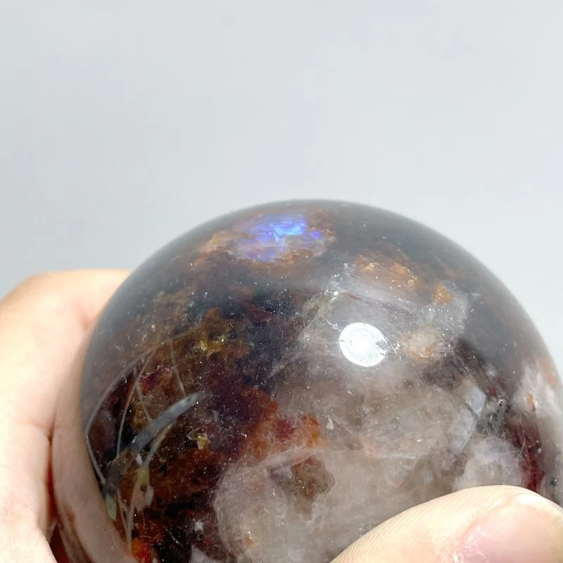 8 Pieces Fire Quartz Mixed Moonstone Spheres - Image 4