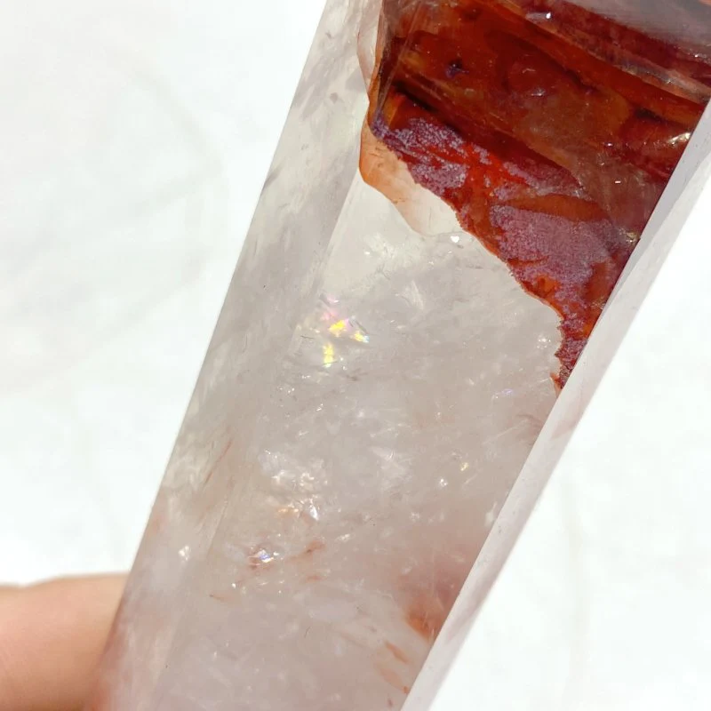 7 Pieces Fire Quartz Point Magic Scepter Wand With Stand - Image 5