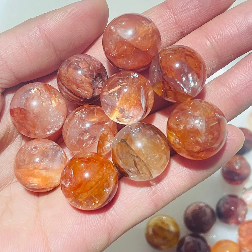 50 Pieces High Quality Rainbow Fire Quartz Spheres - Image 6