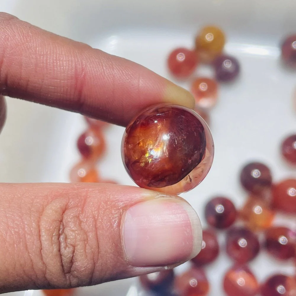 50 Pieces High Quality Rainbow Fire Quartz Spheres - Image 7