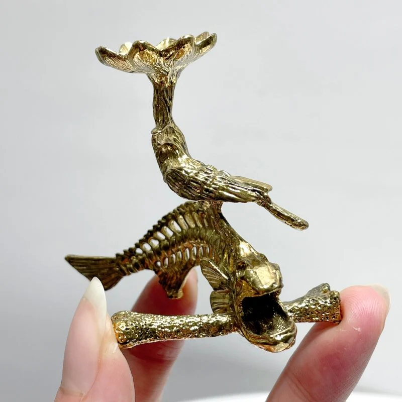 Fish Bones With Birds Crystal Sphere Stand Wholesale - Image 4