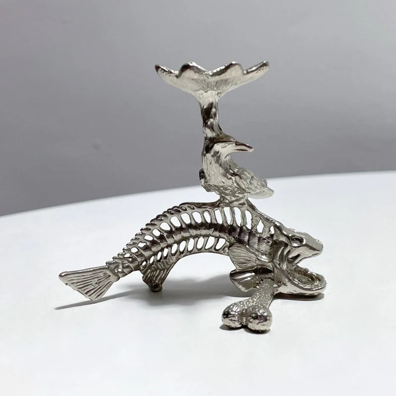 Fish Bones With Birds Crystal Sphere Stand Wholesale - Image 5