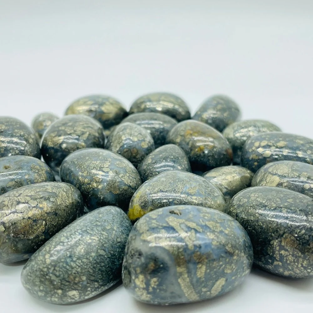 Flower Pyrite Mixed Agate Tumbled Wholesale - Image 6
