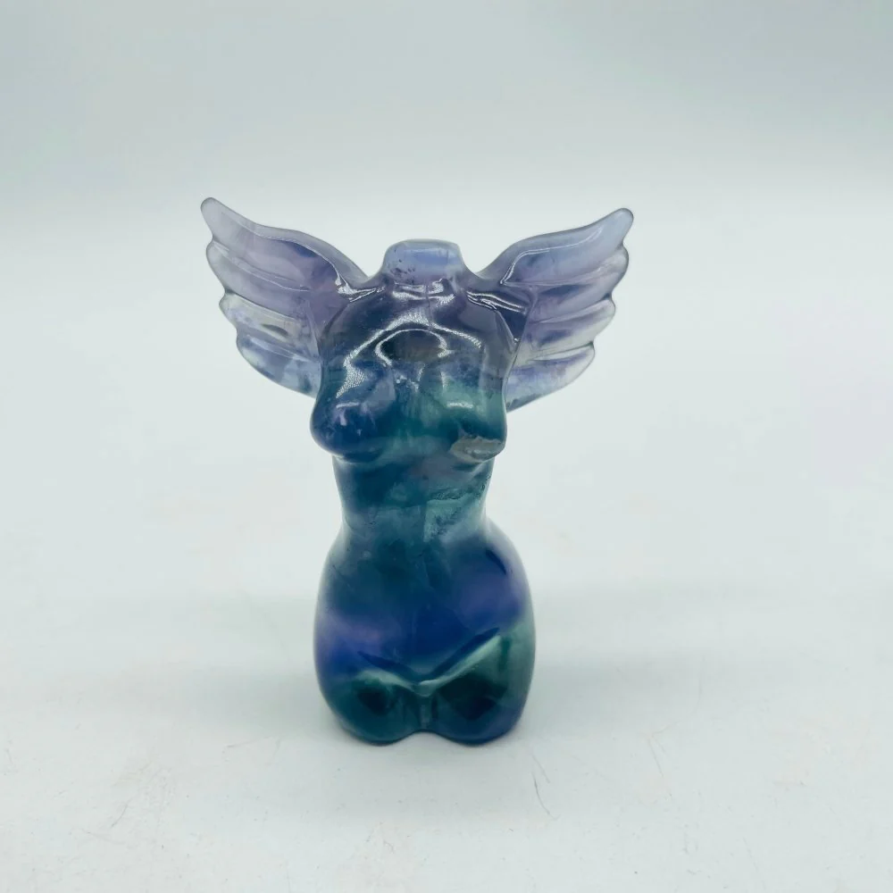 Fluorite Angel Goddess Carving Wholesale - Image 5