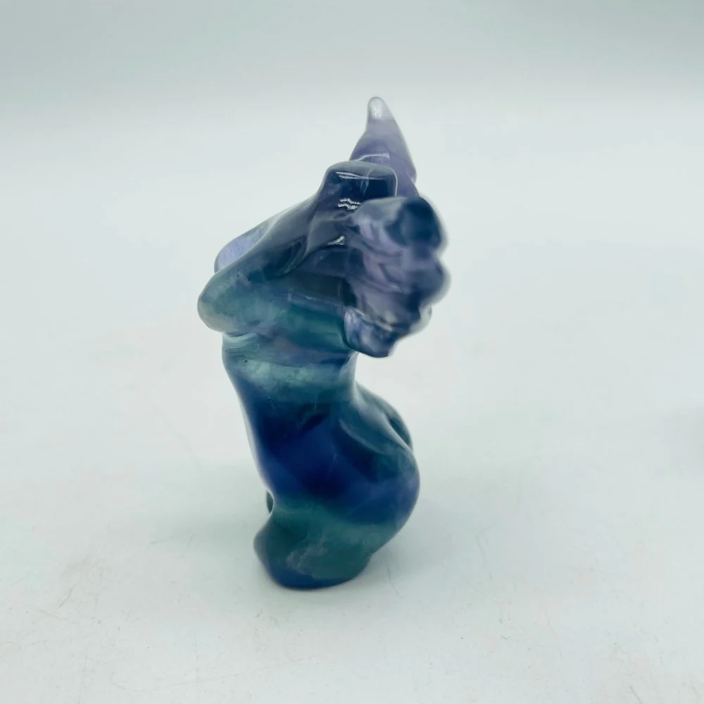 Fluorite Angel Goddess Carving Wholesale - Image 6
