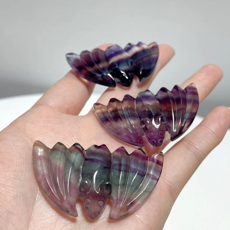 Rainbow Fluorite Bat Carving Wholesale - Image 6