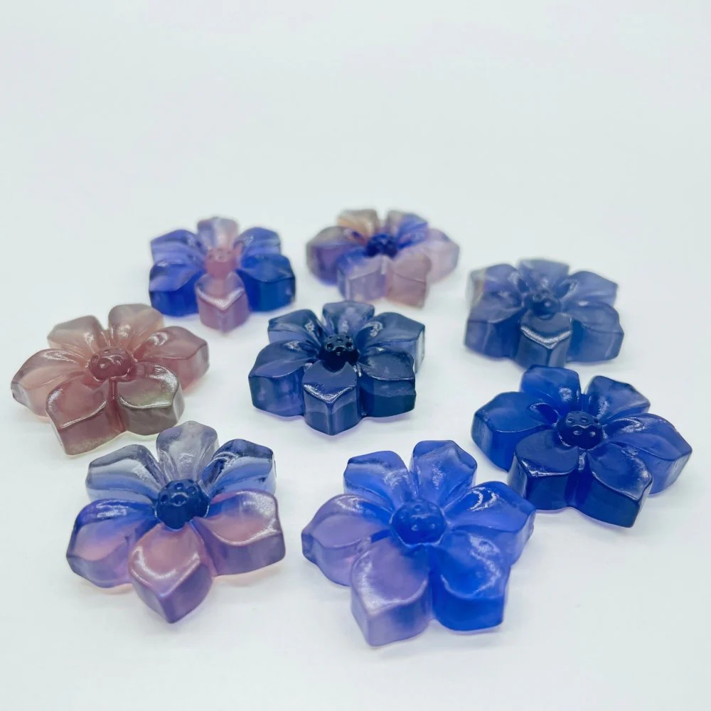 Fluorite Flowers Carving Crystal Wholesale - Image 3